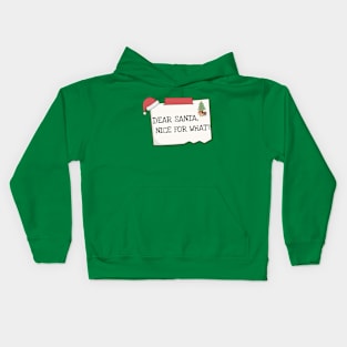 Dear Santa Kid Christmas Kids Hoodie